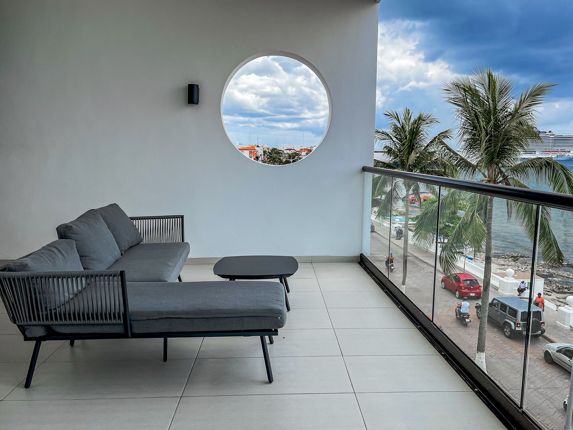 Pemandangan dari properti