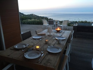Outdoor dining - VILLA GIOIA- SEE VIEW- CLIM- WI-FI (FAVONE CONCA)
