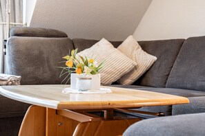 DVD-Player, Tischtennisplatte, Stereoanlage