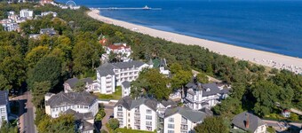 Vacation apartment including underground parking and seasonal beach chair - only 100 m to the Baltic Sea!
