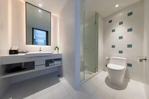 Bathroom - Magnotel Hotel (Yan'an Baota Mountain Hundred Meter Avenue) (Yan'an)