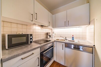 Dog-friendly, quiet vacation apartment with balcony in dyke location on the North Sea -