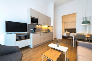 Tv och en stereo