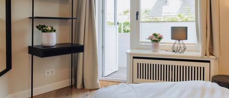 2 bedrooms, in-room safe, iron/ironing board, WiFi