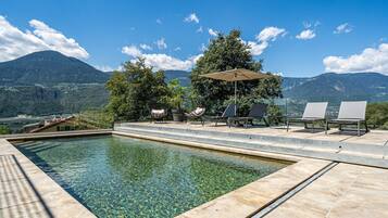 Una piscina riscaldata