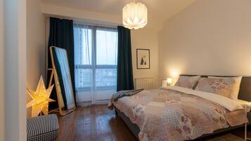 1 makuuhuone, silitysrauta/-lauta, ilmainen Wi-Fi, vuodevaatteet