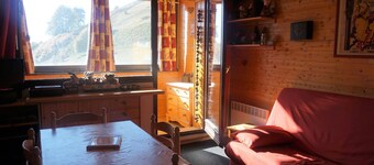 Estudio cabina 24 m², 4 pers, cerca de telesilla