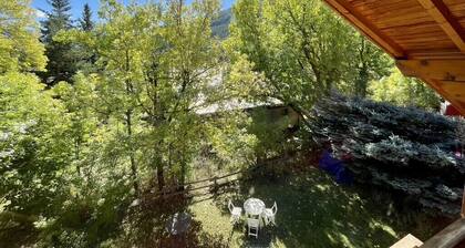 Chalet Familial Avec Jardin Ă Saint Chaffrey