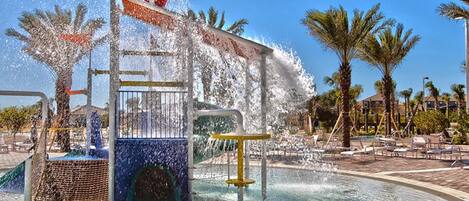 Piscine extérieure, piscine chauffée