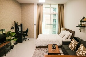Desk, iron/ironing board, free WiFi, bed sheets