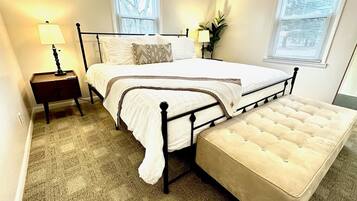 2 bedrooms, iron/ironing board, travel crib, free WiFi