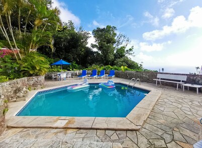 Home a way from home in the Unspoiled queen of the Caribbean.