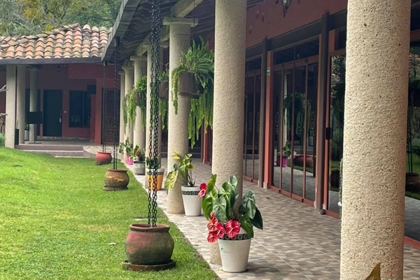 Majoituspaikan julkisivu