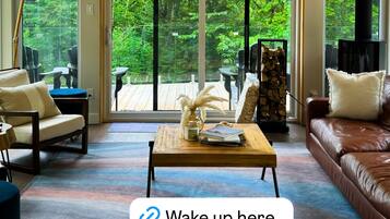 TV connectée, cheminée