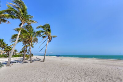REOPENED! Tropical Garden Condo Just Steps to Sanibel Beach