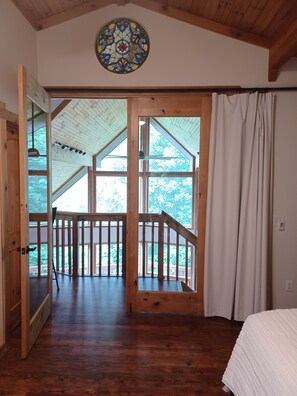 4 bedrooms, desk, blackout drapes, iron/ironing board