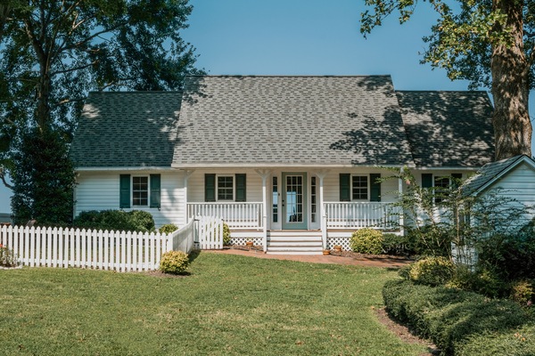 As soon as you walk up to the house, you'll see the view through the front door