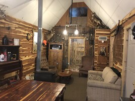 Cabana família, 3 quartos, vista para o vale | Área de estar