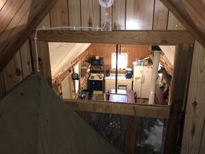 Kabin Keluarga, 3 kamar tidur, pemandangan lembah | 2 kamar tidur dan seprai linen