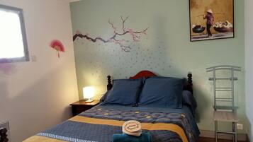 2 slaapkamers, een kluis op de kamer, een strijkplank/strijkijzer