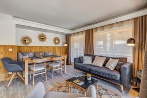 Smart TV, fireplace, books - Les Chalets de La Clusaz - Appartement  Le Yeti (La Clusaz)