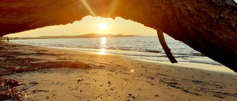 Am Strand, Strandtücher