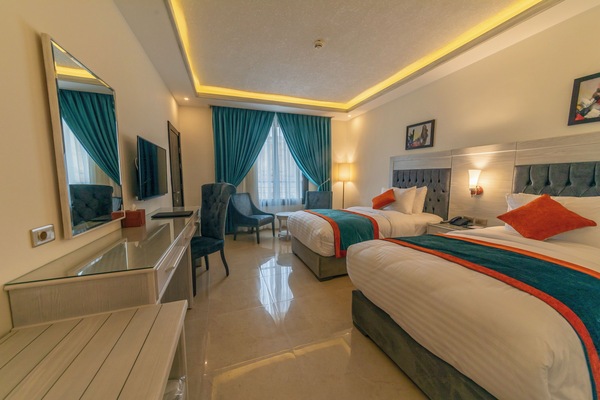 Deluxe Twin Room, 2 Single Beds, Non Smoking, City View
