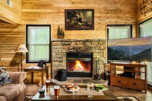 Smart TV, chimenea, videojuegos y Netflix 