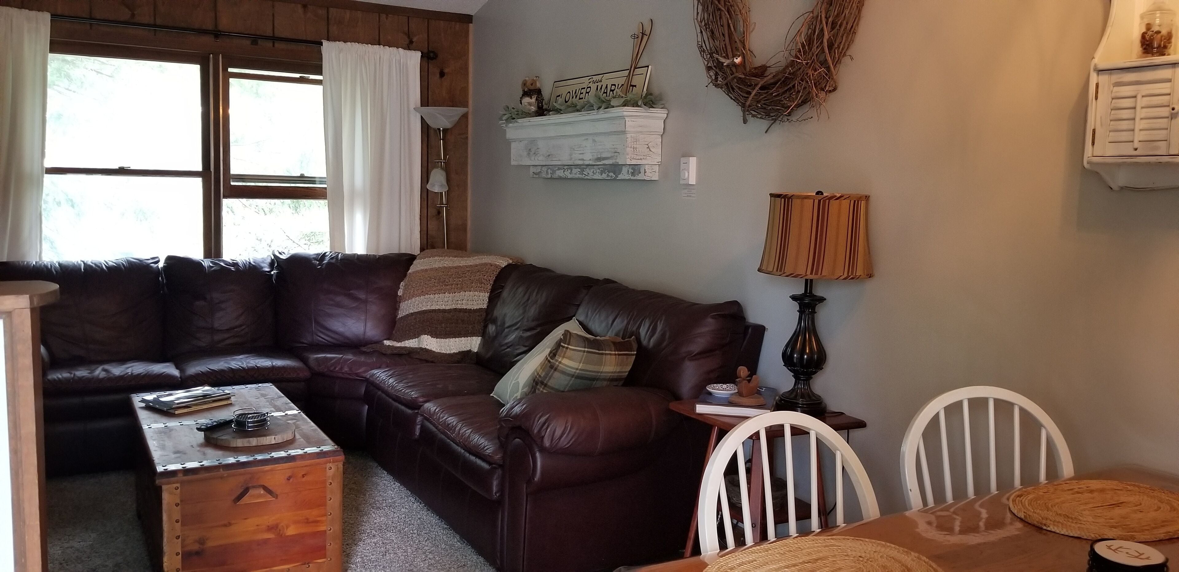 TV connectée, cheminée