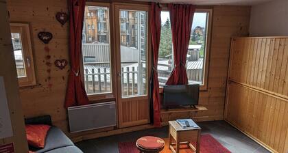 Avoriaz - encantador estudio con balcón en el corazón del resort