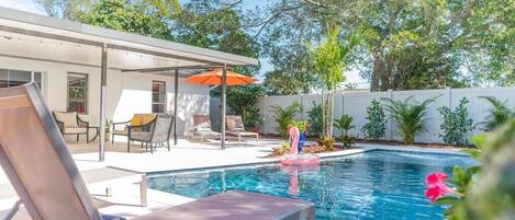 Außenpool, beheizter Pool