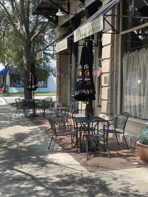 Udendørs spisemuligheder