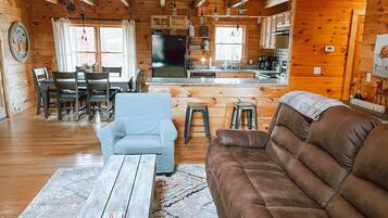 Smart TV, chimenea, videojuegos, reproductor de DVD