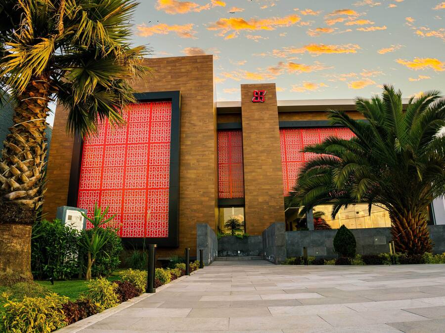 Fassade der Unterkunft