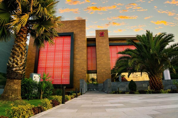 Voorkant van accommodatie