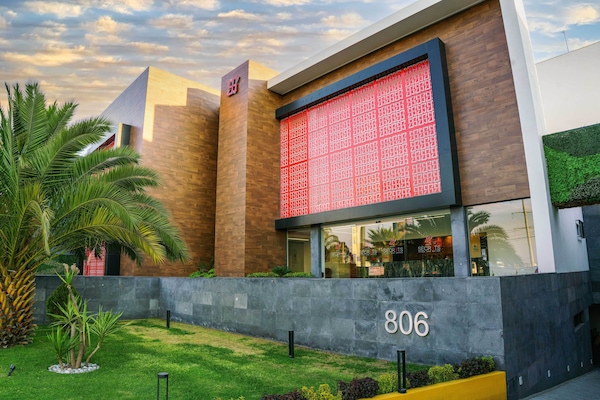 Voorkant van accommodatie