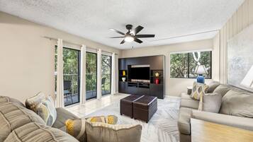 Condo, 2 Bedrooms | Living area | TV