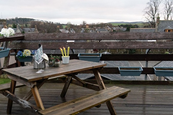 Roof terrace at Dunedin House Huntly