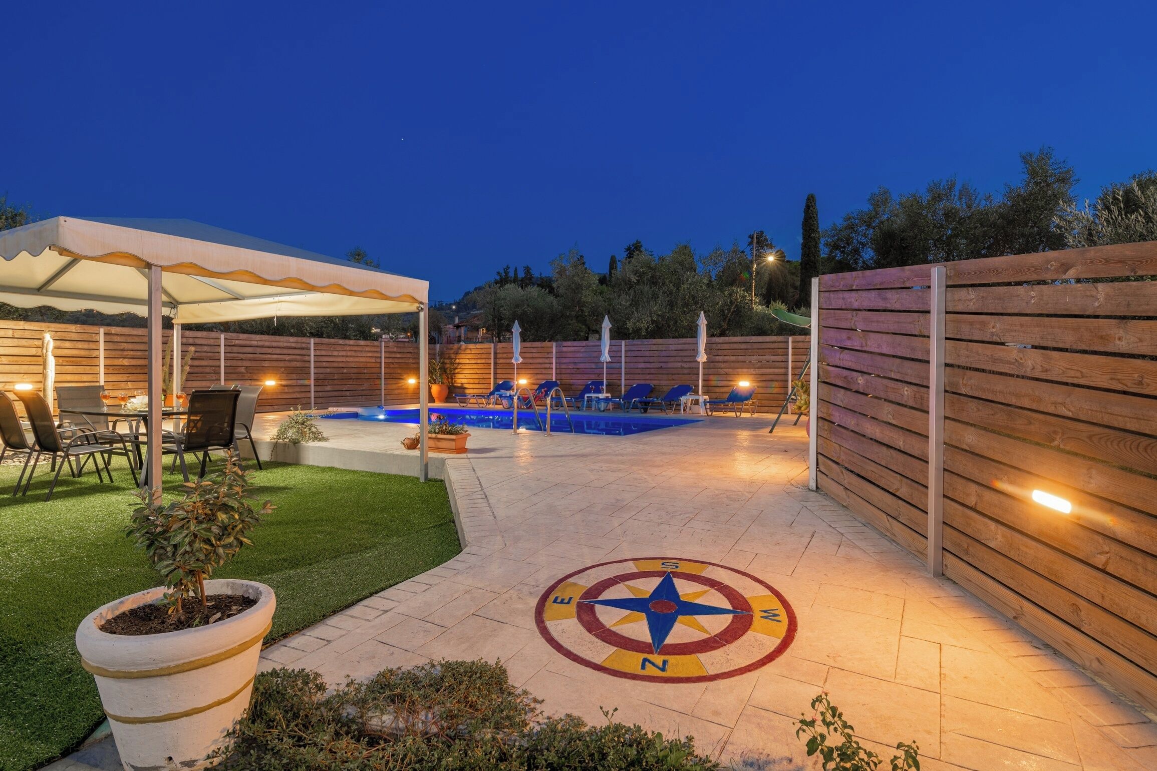 Villa, 2 Bedrooms, Smoking, Private Pool | Terrace/patio