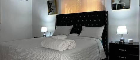 Appartement, 1 chambre, patio, vue sur la ville | 1 chambre, literie fournie