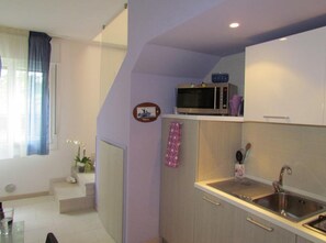 Apartment, 1 Schlafzimmer, Balkon, Stadtblick | Innenbereich