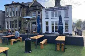 Apartment, 1 Bedroom, Fireplace, Garden View | Outdoor dining