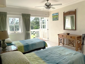 Appartement, 2 chambres, balcon, vue sur le jardin | 2 chambres