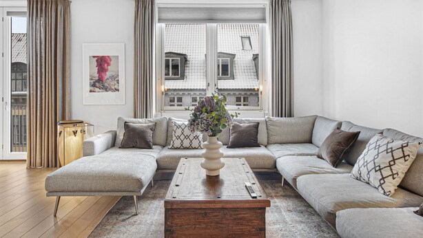 Apartament, 1 dormitori, balcó, vistes a la ciutat | Sala d'estar