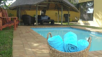 Room, 1 Bedroom, Accessible, Smoking | Pool | Outdoor pool