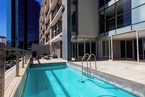 Apartment, 1 Bedroom, Smoking, Balcony | Pool | Outdoor pool