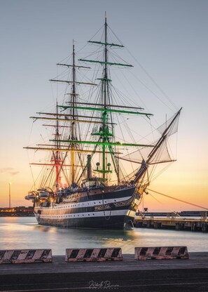 Blick von der Unterkunft