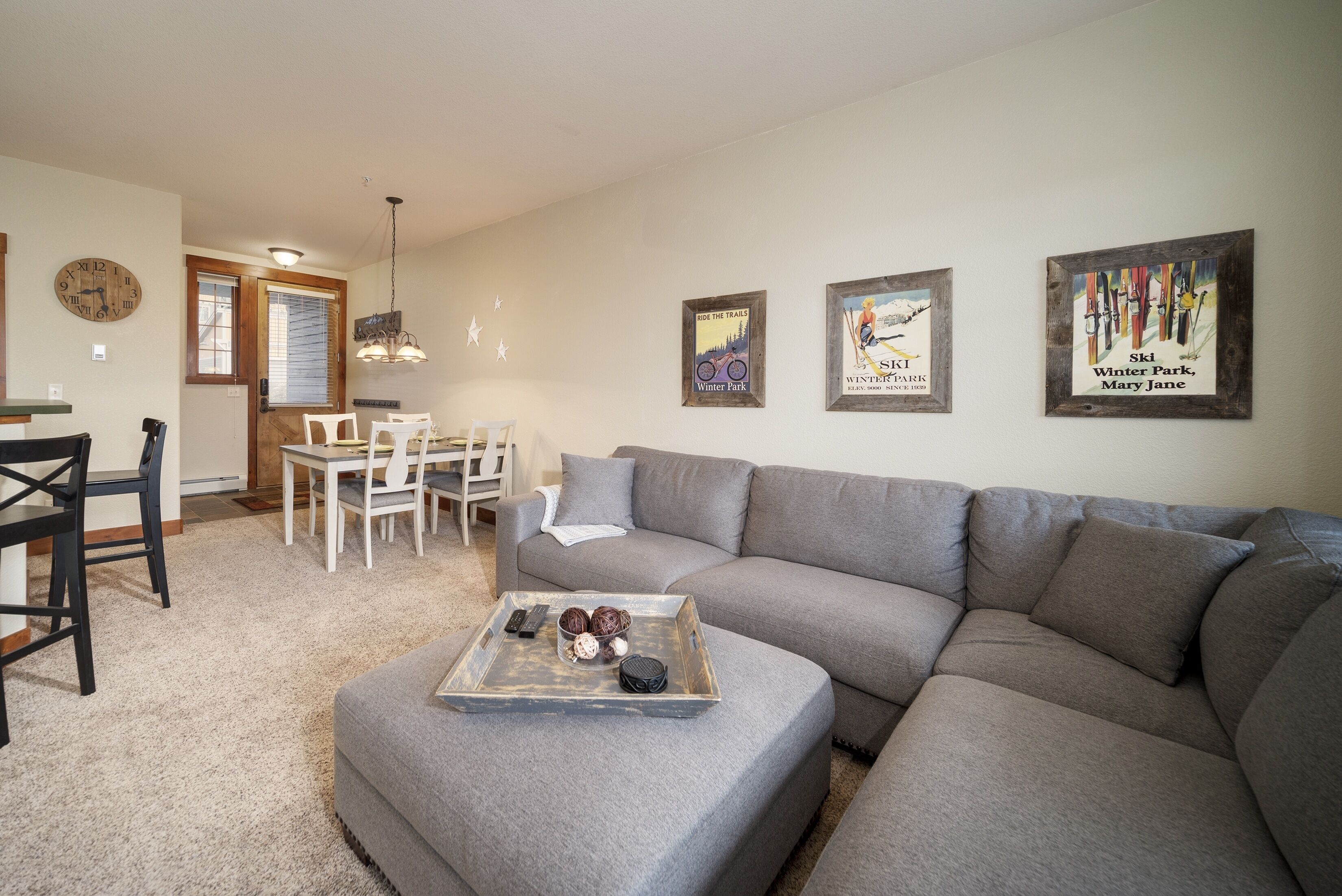 Cabin, 2 Bedrooms | Living area | Foosball