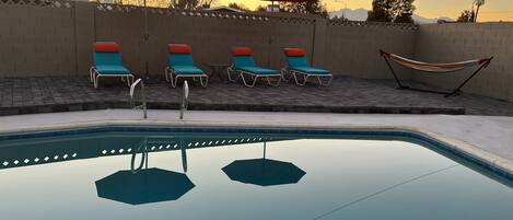 Außenpool, beheizter Pool