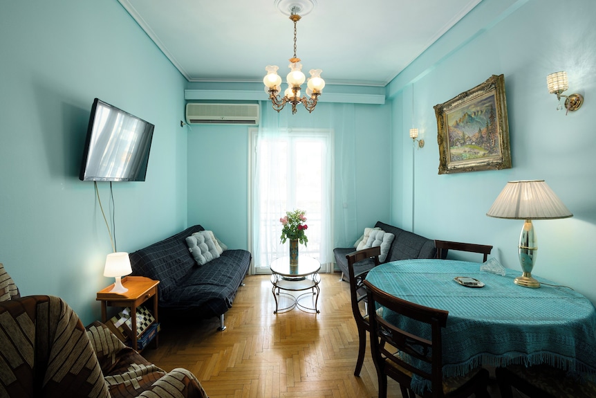 Acropolis View Vintage Style Apartment - Atenas